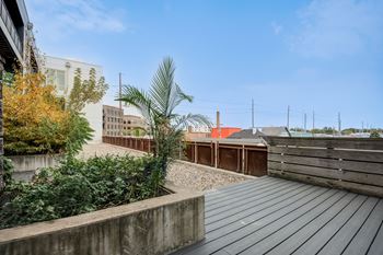Wooden deck